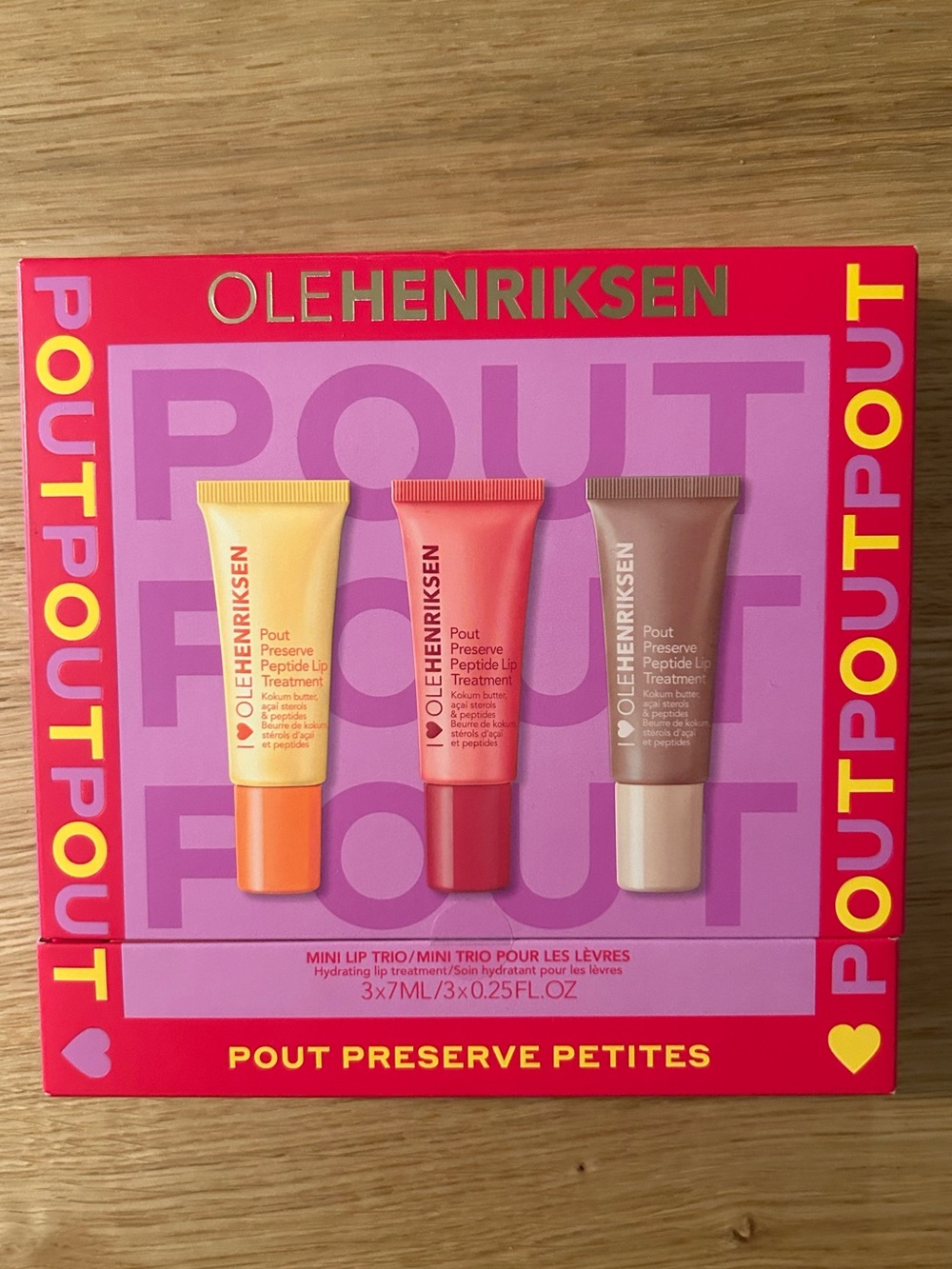 OLE HENRIKSEN POUT PRESERVE PETITES MINI LIP TRIO